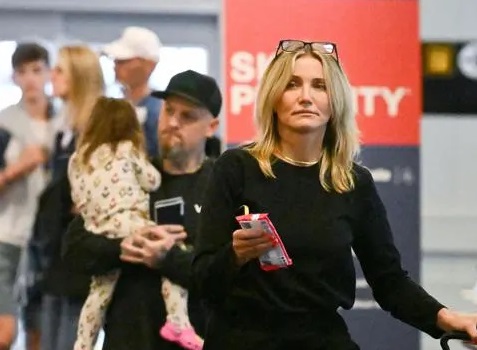 Cameron Diaz with Family
