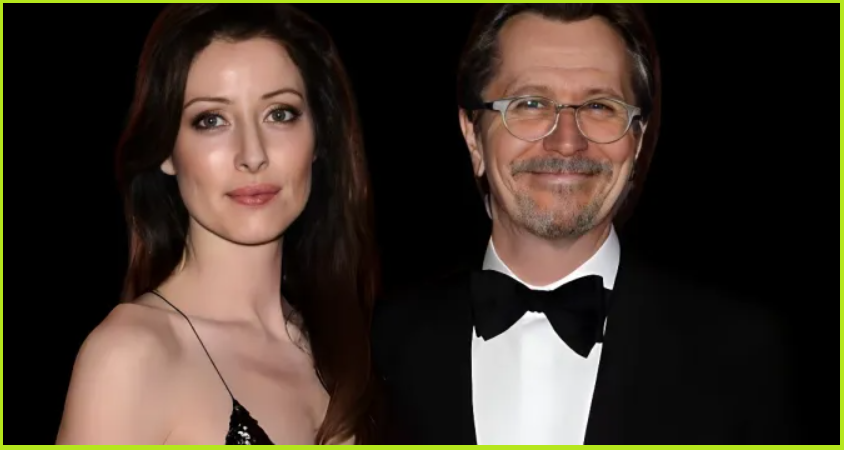 Gary Oldman with his Wife