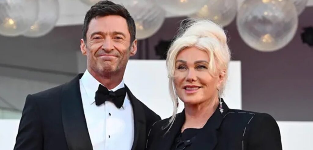 Hugh Jackman with his Wife